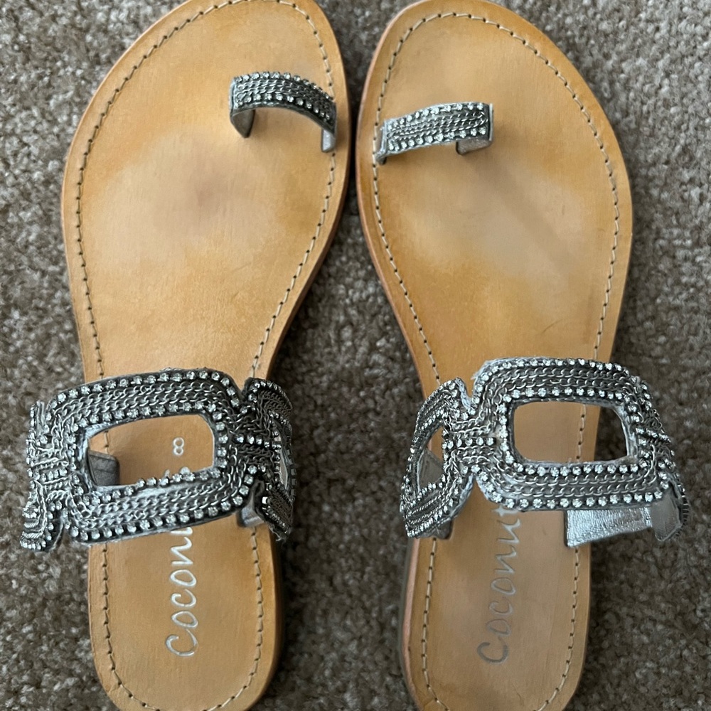 Coconuts by Matisse Rhinestone Sandals